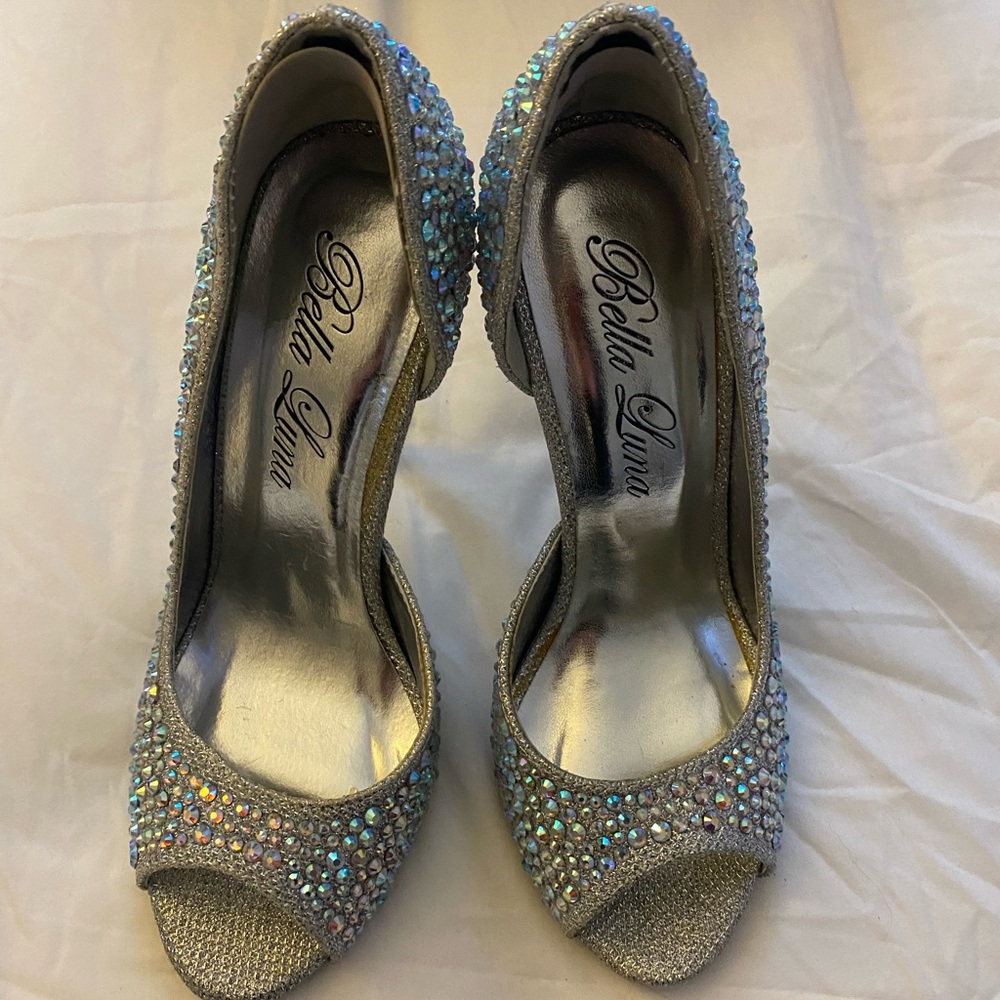 Bella Luna Rhinestone Shoes